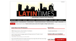 Desktop Screenshot of latintimesmedia.com